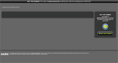 Desktop Screenshot of obermoschel.info